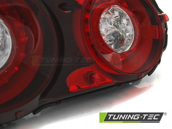 LED Lightbar Design Rückleuchten für Nissan GT-R 03-13 rot/klar mit LED Blinker